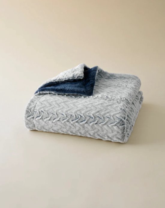 Plaids Cocooning - fleece deken - plaid - Atlantis - Superzachte fleece - 200 cm x 150 cm