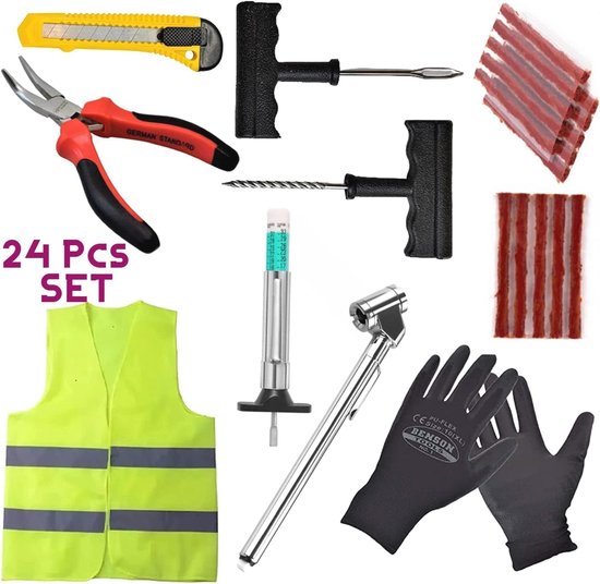 60 3 STUKS Bandenreparatierollerset, Bandenreparatietool Voor Het Slijpen Van Auto S Reparatiepolijstwiel Binnenvoeringschraper 60 Stuks Wielreparaties
