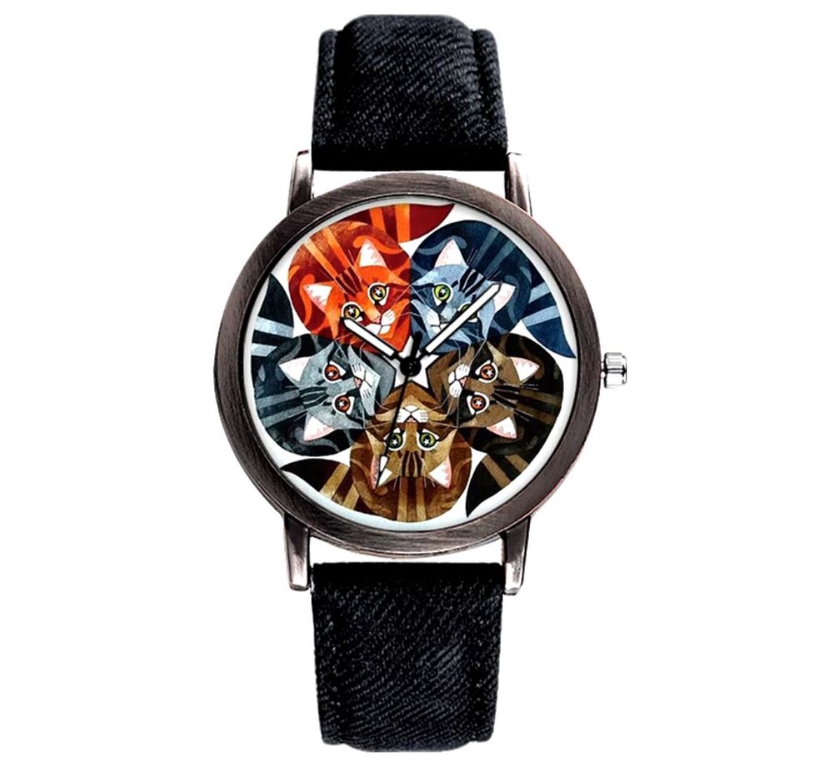 Horloge katten