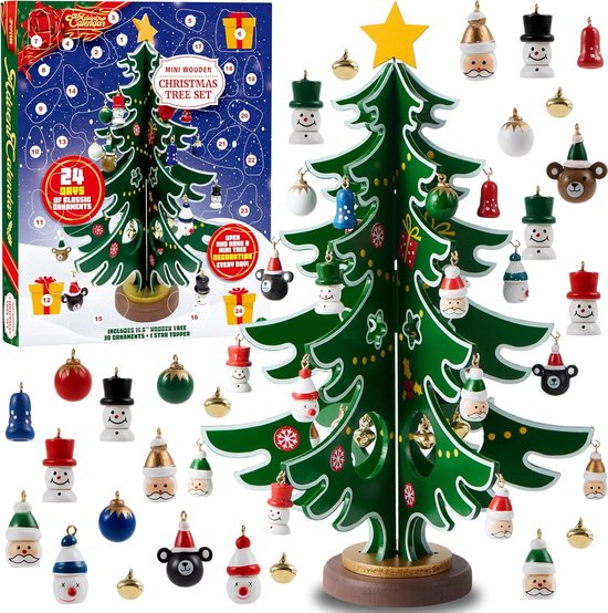 Equivera Adventskalender Kinderen - Cadeau voor Kinderen - Cadeau voor de Feestdagen - Adventskalender