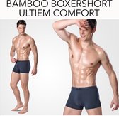 Herenondergoed Ultrazachte comfortabele ademende bamboe boxershort kleur zwart - Maat XXL