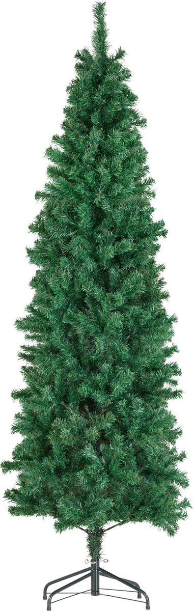 tectake® Kunstkerstboom - Levensecht met flexibele takken - Volumineus - Stabiel en eenvoudig te monteren - Kunstkerstboom als kerstversiering - 210cm - 878 takken - groen – foto 3