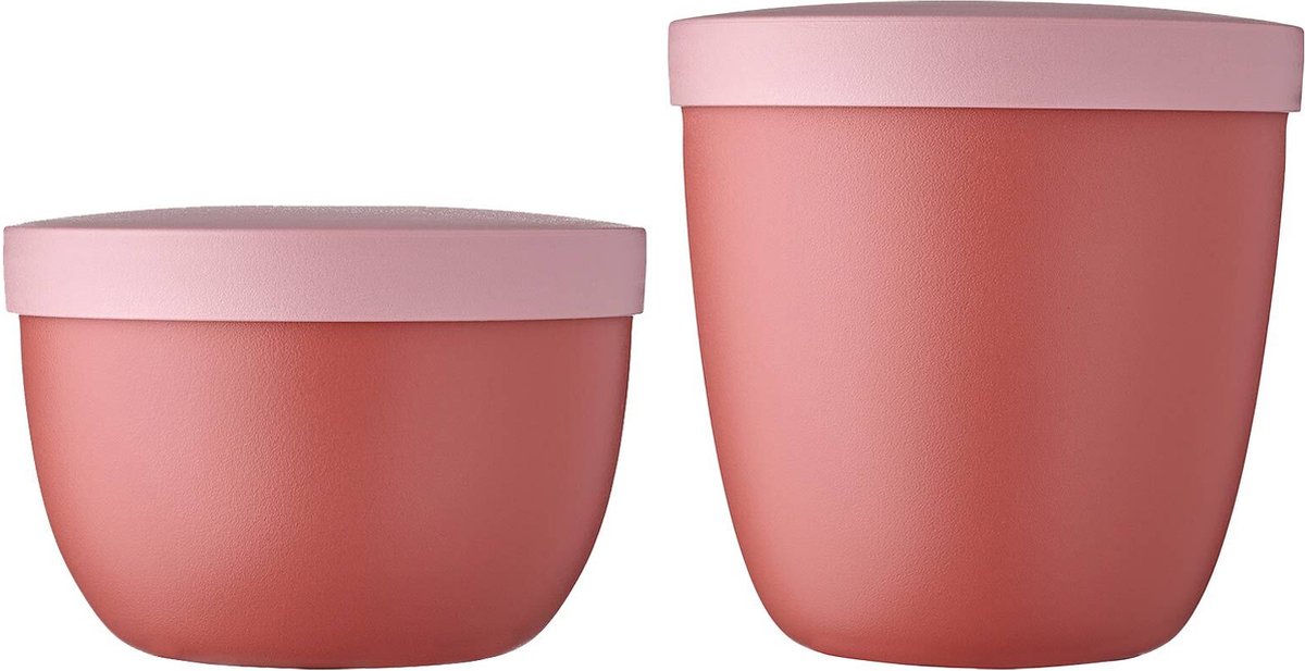 Snackpots Ellipse 350 & 500 ml Set van 2