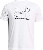 Under Armour UA GL FOUNDATION UPDATE SS-WHT Heren Sportshirt - Wit - Mod Grijs - Zwart