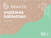 Brauzz Vaatwastabletten All In One (52 stuks) - Vaatwasreiniger - Vaatwastabletten met Glansspoelmiddel en Vaatwaszout