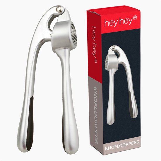 Premium Knoflookpers - Gemberpers - Duurzaam & Vaatwasserbestendig - Zilver - Roestvrij