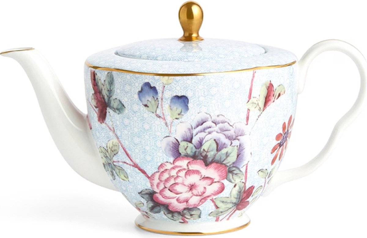Wedgwood Cuckoo Theepot China Blue 1 L