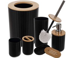 Badkamer accessoires set - toilet borstel - badkamer - sanitair
