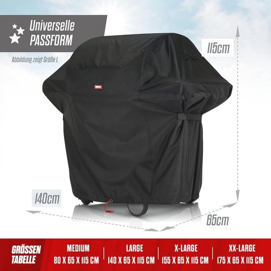 BARTSTR - Housse de protection pour barbecue - 140 x 65 x 115 cm