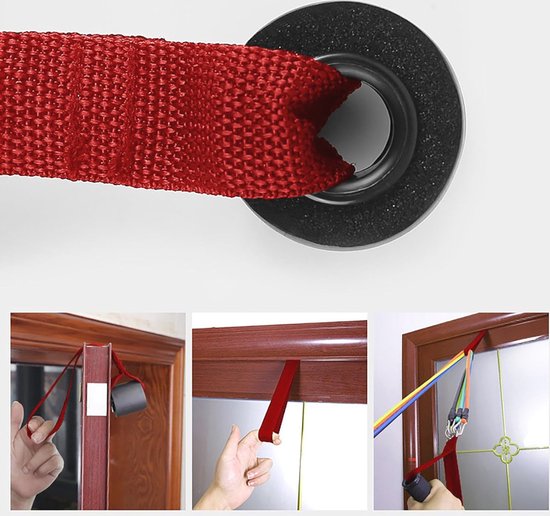 Elastische Trainingsband voor Thuisgymnastiek - Draagbare Fitness Accessoires voor Volledige Lichaamstraining — afbeelding 5