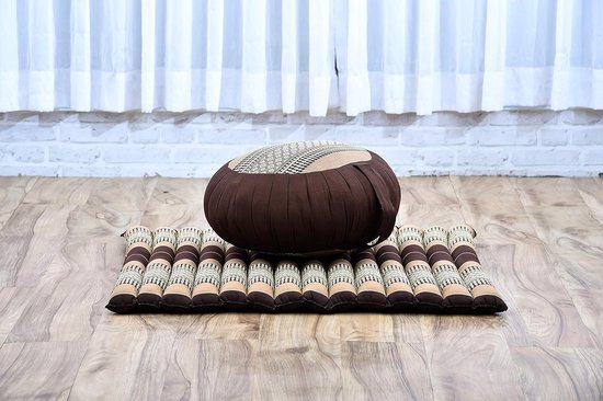 Mediterend Kussen Set met Zafu en Zabuton, Kapok Vulling van Lotus Design — afbeelding 3