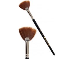 PartyXplosion Professional Colours Waaierpenseel maat 4
