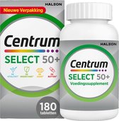 Centrum - Select 50+ - Multivitaminen - Tabletten - 180 stuks