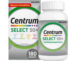 Centrum - Select 50+ - Multivitaminen - Tabletten - 180 stuks