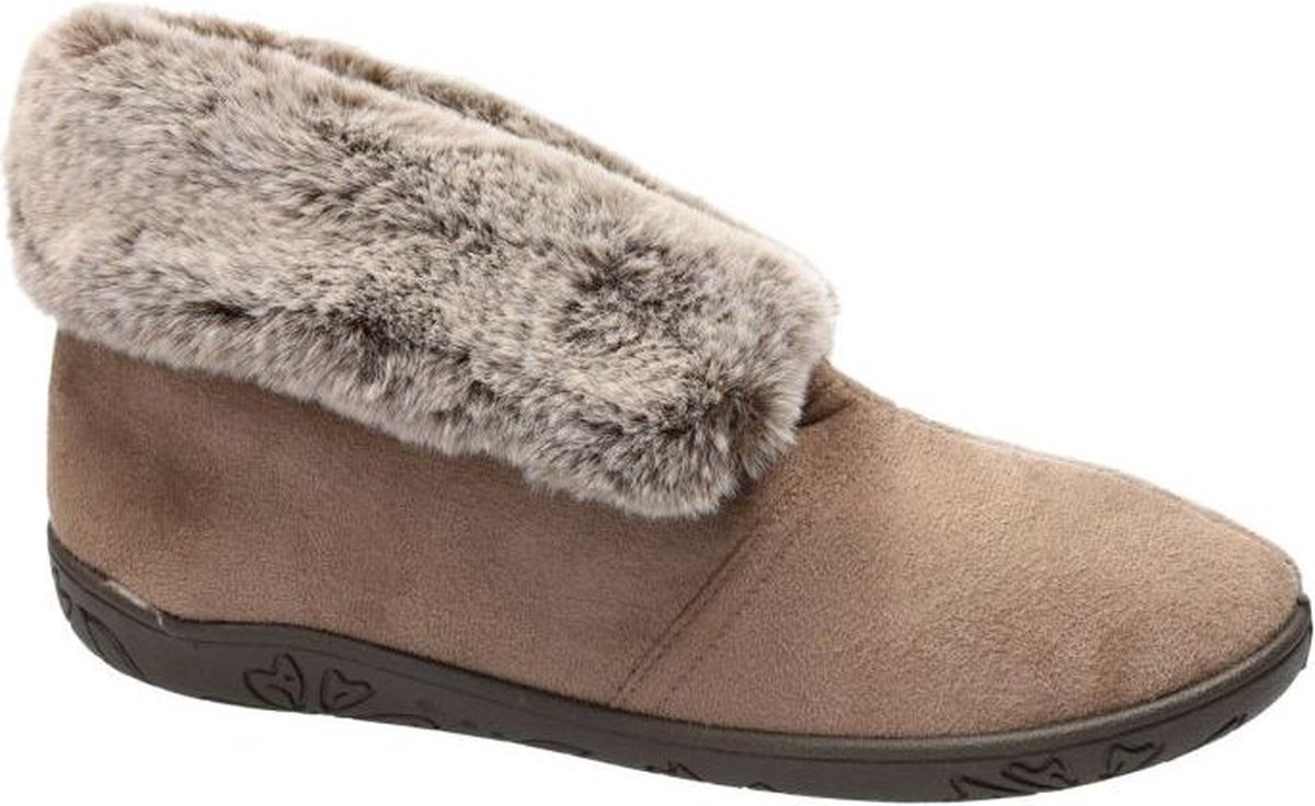 Padders -Dames - taupe - pantoffels - maat 41