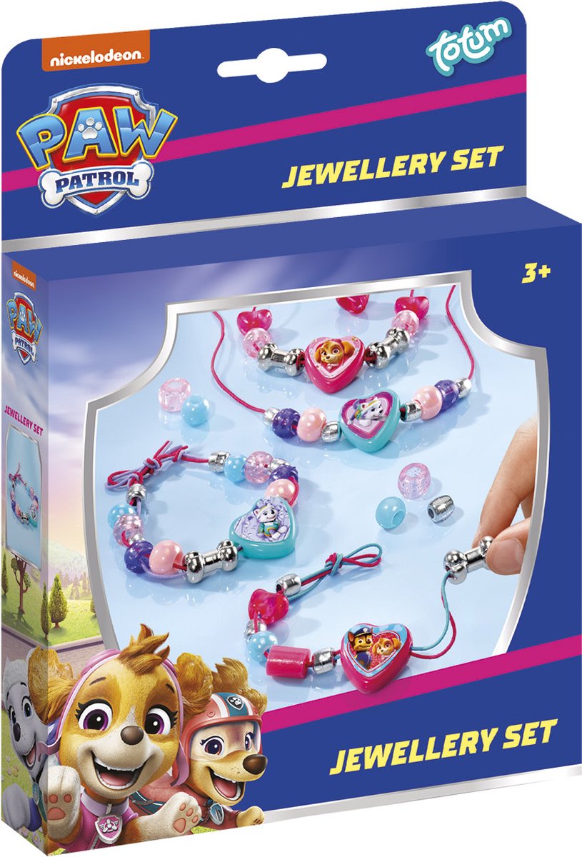 Bol.com PAW Patrol speelgoed Totum armbandjes en 2 kettinkjes maken - speelgoed vanaf 3 jaar - junior knutselset vriendschapsarm... aanbieding