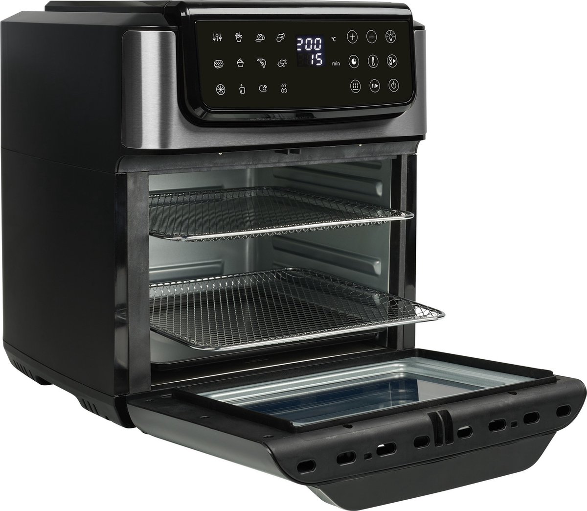 Tristar FR-9068 Airfryer Oven XXL 12L, 13 Automatische Programma’s, Digitaal, Bakplaat, Grill, Zwart - Afbeelding 5