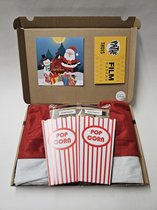 Kerst Movie Pakket | voor het hele gezin | 4 kerstmutsen + 2 smaken popcorn + Pathe Thuis bon | Mystery Card 'Merry Christmas' met persoonlijke (video)boodschap | Kerstpakket | Filmpakket