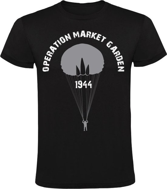 Parachute Heren T-shirt - 2e wereldoorlog - leger - soldaat - bevrijding - parachutist - shirt