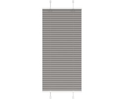 vidaXL - Plissé - rolgordijn - 55x150 - cm - stofbreedte - 54,4 - cm - antraciet