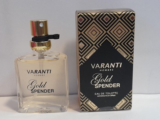 Varanti Hombre GOLD SPENDER herenparfum - Edt Spray - 15 ml - Handtasmaa