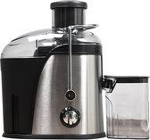 RM Store® - Machine à jus - Mélangeur de fruits et légumes - Mixeur - Machine à jus - Acier inoxydable - 2 vitesses - Avec filtre - Moteur puissant - Argent - 24 x 10 x 24 cm.