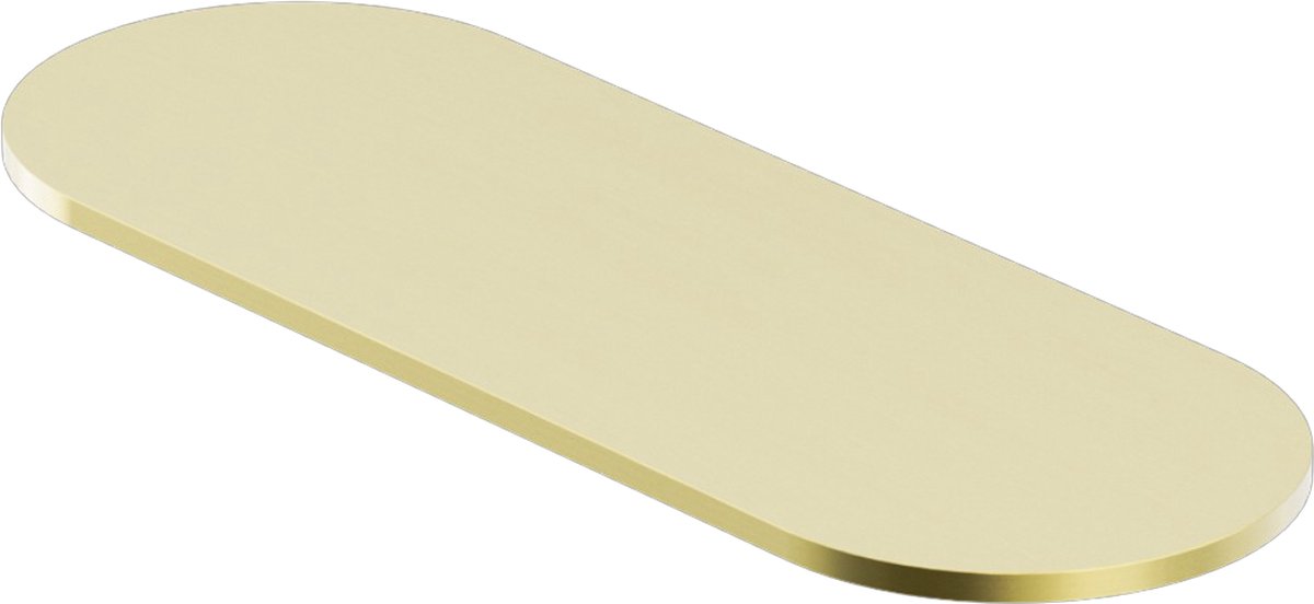 Owen & Finch Planchet | Wandplank | 316L RVS Geborsteld Champagne Goud | Brushed Champagne Goud PVD 250mm