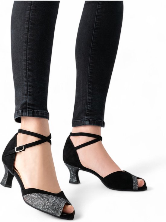 Werner Kern Steph Latin Dansschoenen met glitter elementen voor