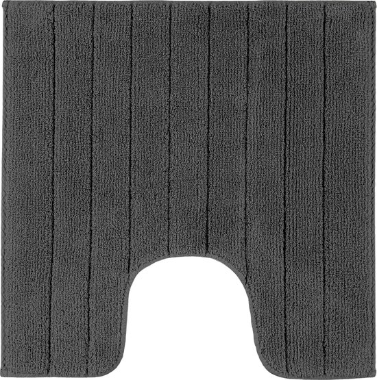 Tapis de bain et contour WC en coton - HOMESCAPES - Vert mousse