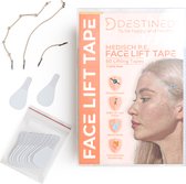 Tape de lifting Destined® | 80 pièces - Remplisseur de Botox et alternative à la Chirurgie plastique | Lifting, Foxeye ou suppression des rides | PE Medisch | Cheveux blonds