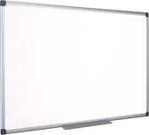 Quantore whiteboard magnetisch - 60x45 cm - Gelakt staal - Met afleggoot