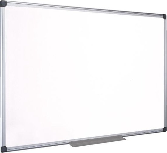 whiteboard magnetisch - - Gelakt staal - Met afleggoot | bol.com