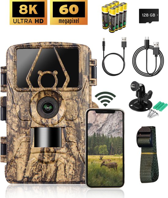 CAMÉRA DE CHASSE extérieure étanche IP66 avec résolution 4K 20