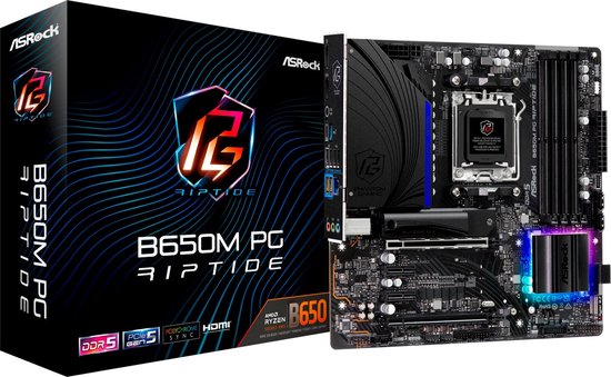 Motherboard ASRock B650M PG Riptide AMD B650 AMD AM5