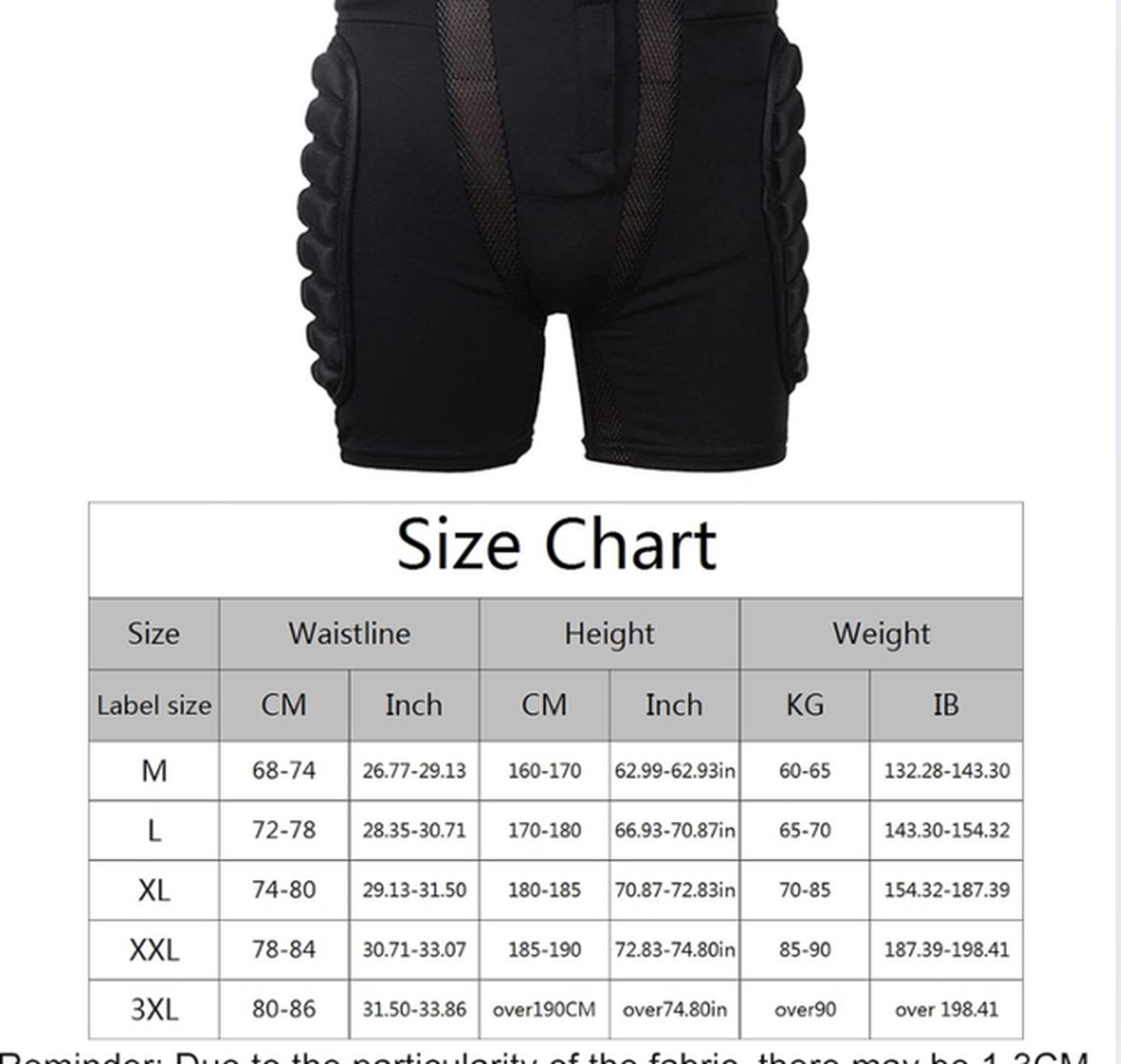 Cienfy Gevoerde shorts met 3D heupbeschermers EVA met stuitbeenkussen, impactuitrusting voor skiën, schaatsen, snowboarden, skaten (Large Cienfy Gevoerde shorts met 3D heupbeschermers EVA met stuitbeenkussen, impactuitrusting voor skiën, schaatsen, snowboarden, skaten (Large