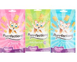 Purrfections Kattensnacks - MIX - 6 x 60 gr