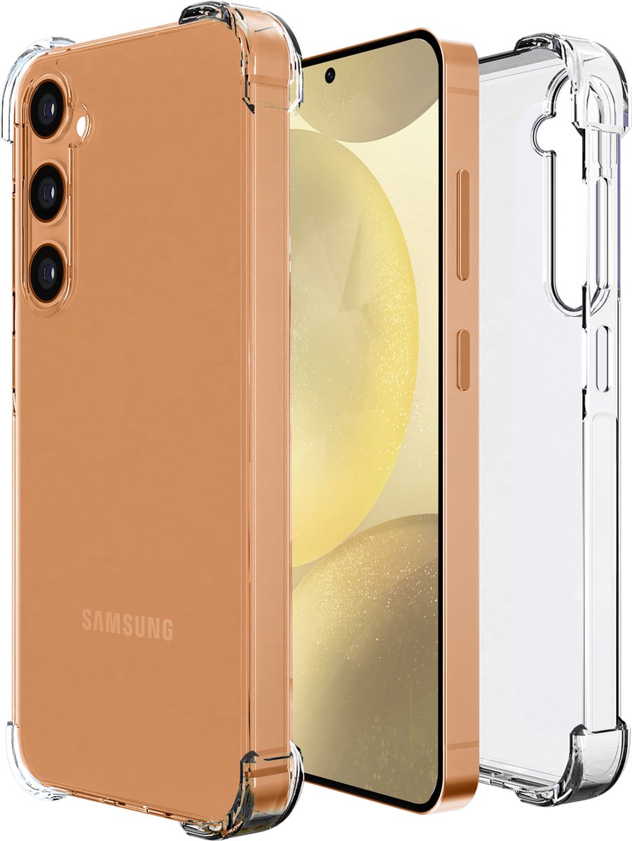 Hoesje Geschikt voor Samsung S24 Plus / S25 Plus Hoesje Siliconen Transparant Case Hoes - Cover Case Shockproof
