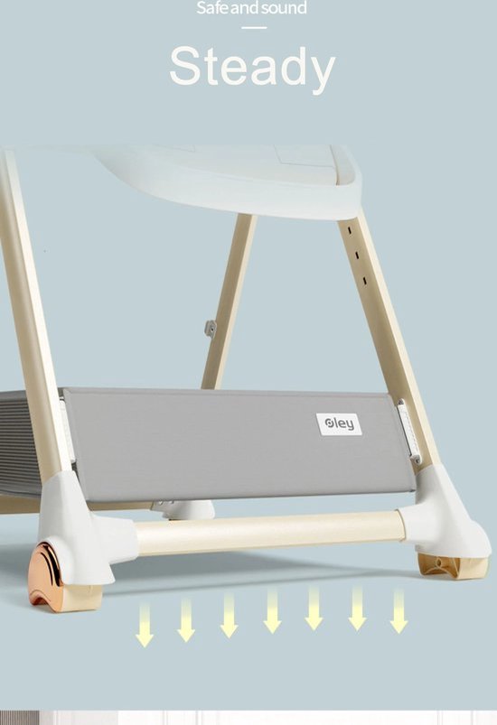 MoLi Babystoel, hoge stoel, multifunctionele eetkamerstoel voor het