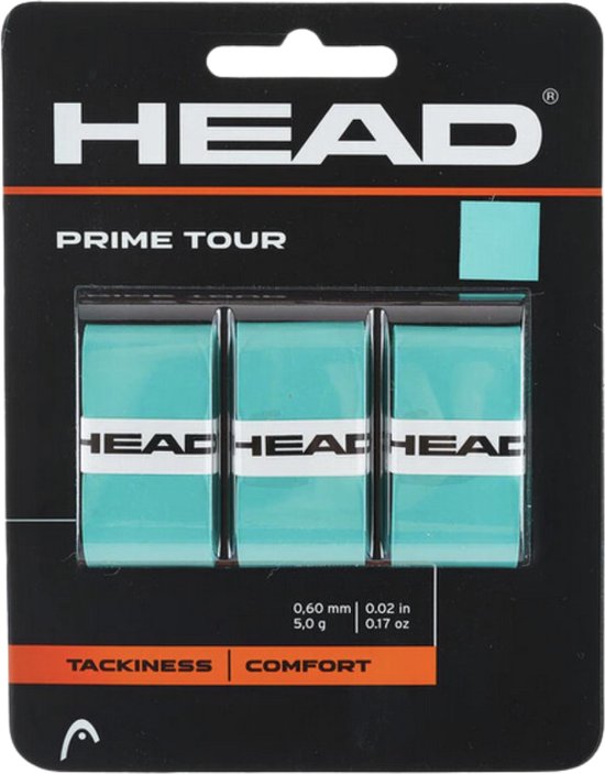Head Prime Tour - Overgrip Celeste - Padel/Tennis/Badminton/Sqaush Head Prime Tour - Overgrip Celeste - Padel/Tennis/Badminton/Sqaush