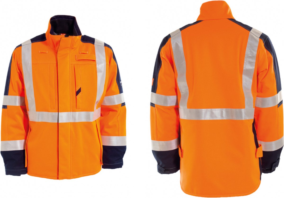 Tranemo 5236 Brandvertragend en wind- en waterdichte werkjas reflecterend | maat XXL