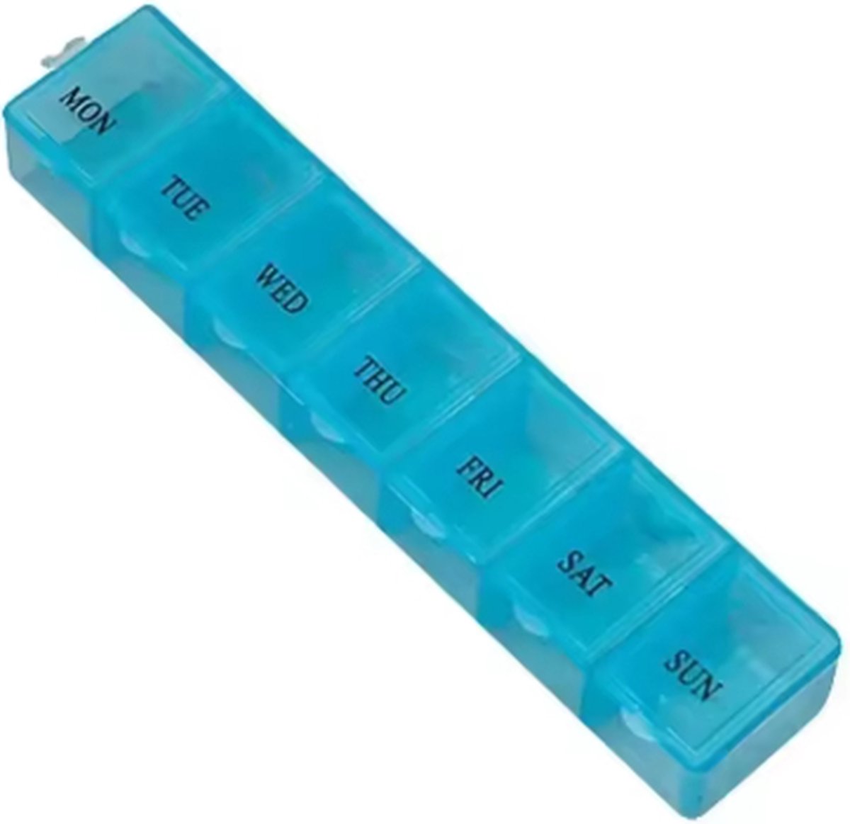 Goedkoopste Pillendoos - 7 Dagen - Soorteer Medicijnen Doosje - Blauw - 1 Stuk