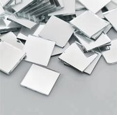 Creative Mirror Mosaics - Zelfklevende Spiegeltegels (100 stuks, 10mm x 10mm) - Spiegel - huis decoratie - home design - thuis architect - decoratief - creatief - knutselen - F2.1