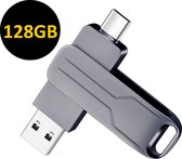 USB Stick 128 GB - USB-Sticks - USB C Stick - USB C en USB A - USB 3.0 - Universeel - Geschikt voor laptops, smartphones en tablets