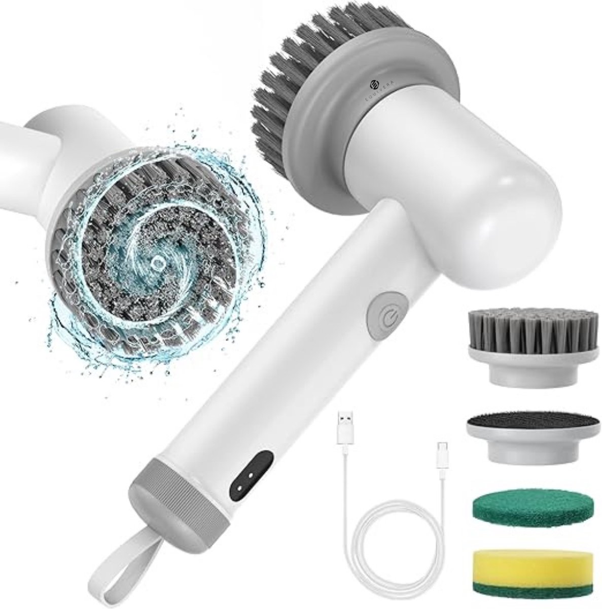 Goedkoopste Equivera Elektrische Spinschrobber- Spinning Schrobber - Elektrische Spin Schrobber - Draaiende Schrobber - Elektrische Schrobber - Schrobmachine - Poetsmachine - Schrobber - Elektrische Schrobborstel - Scrubber - Boenmachine - Spinscrubber - Elektri