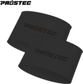 Bracelets de protège-tibia Prostec® - Support de protège-tibia - Support de protection - Support de chaussettes de Voetbal - Antidérapant - Siliconen - Taille unique - Zwart