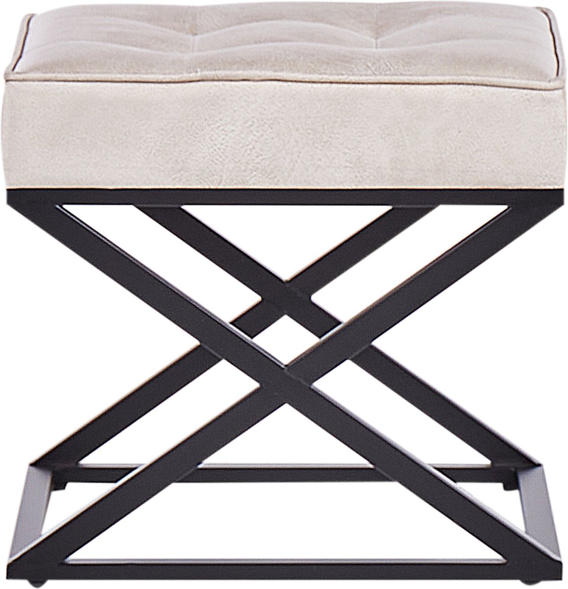 MURDO - Hocker - Beige - Kunstleer