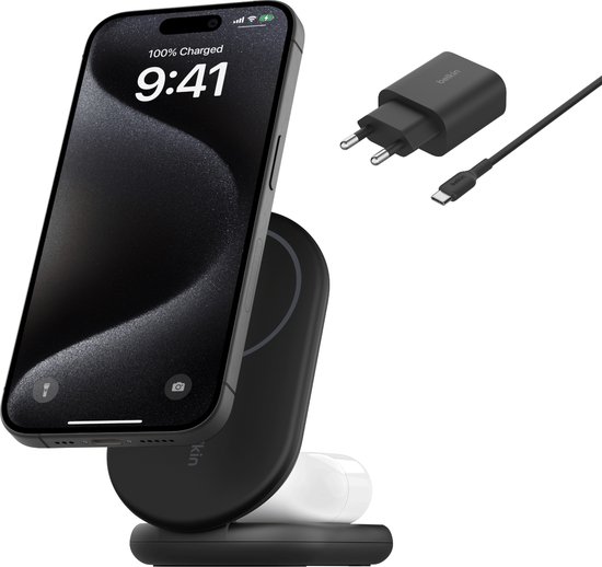 Open Box] Belkin BoostCharge Pro 3-in-1 magnetisch draadloos