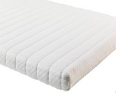 Easy Bedden Topper matras 180x200 – Topdekmatras XXL - Hybride® Purschuim HR Koudschuim – Antibacterieel - Orthopedisch Verantwoord - 4 Seizoenen - Luxe Wasbare Hoes - circa 9 cm dik