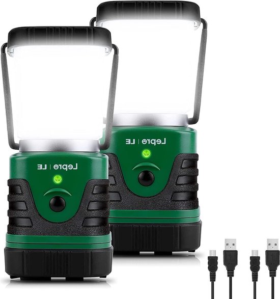 Campinglamp LED Hitonass, oplaadbaar USB, 1000lm super helder zoeklicht, zoeklamp met 4 helderheidsniveaus, dimbaar, noodlamp met beugel en haak voor stroomuitval, wandelen, noodgevallen enz