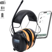 Protection auditive Soul Taine avec Radio - DAB + - Cache-oreilles avec entrée Bluetooth et AUDIO - Rechargeable - Sac inclus - Oranje | EAR-205-O+